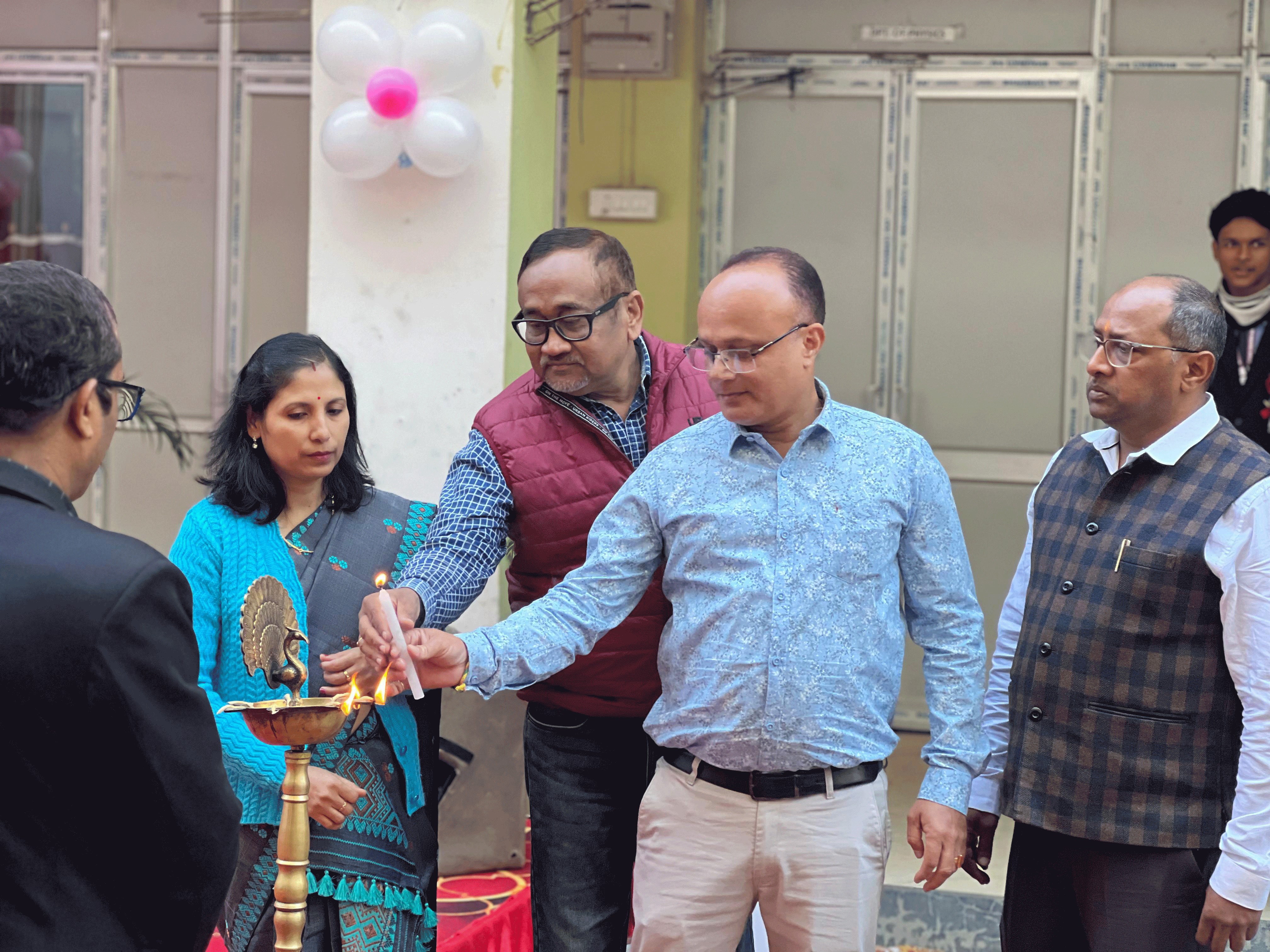 Lighting of the lamp